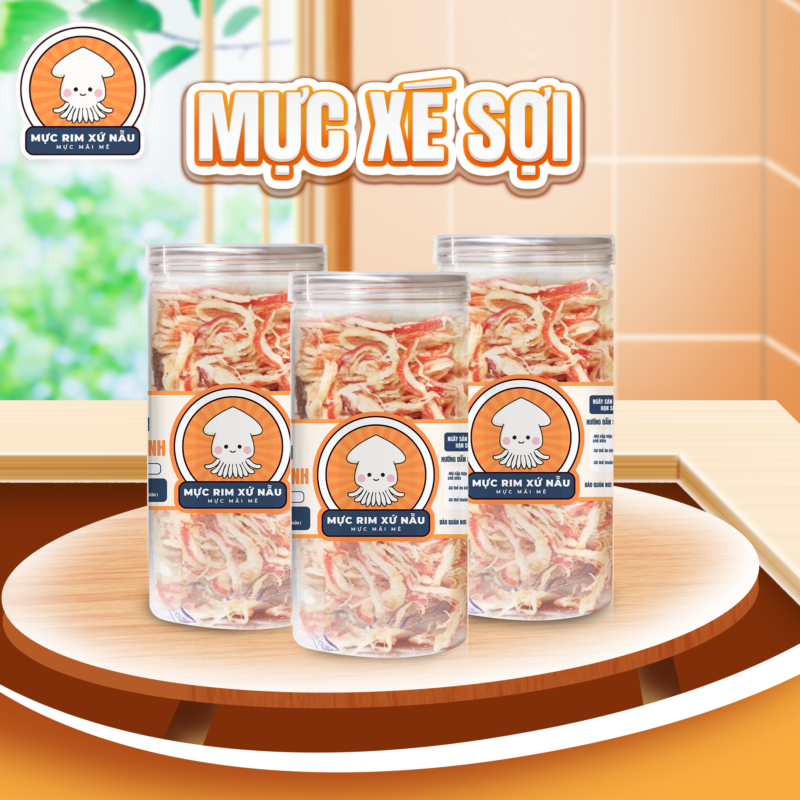 Đồ ăn vặt làm từ Mực